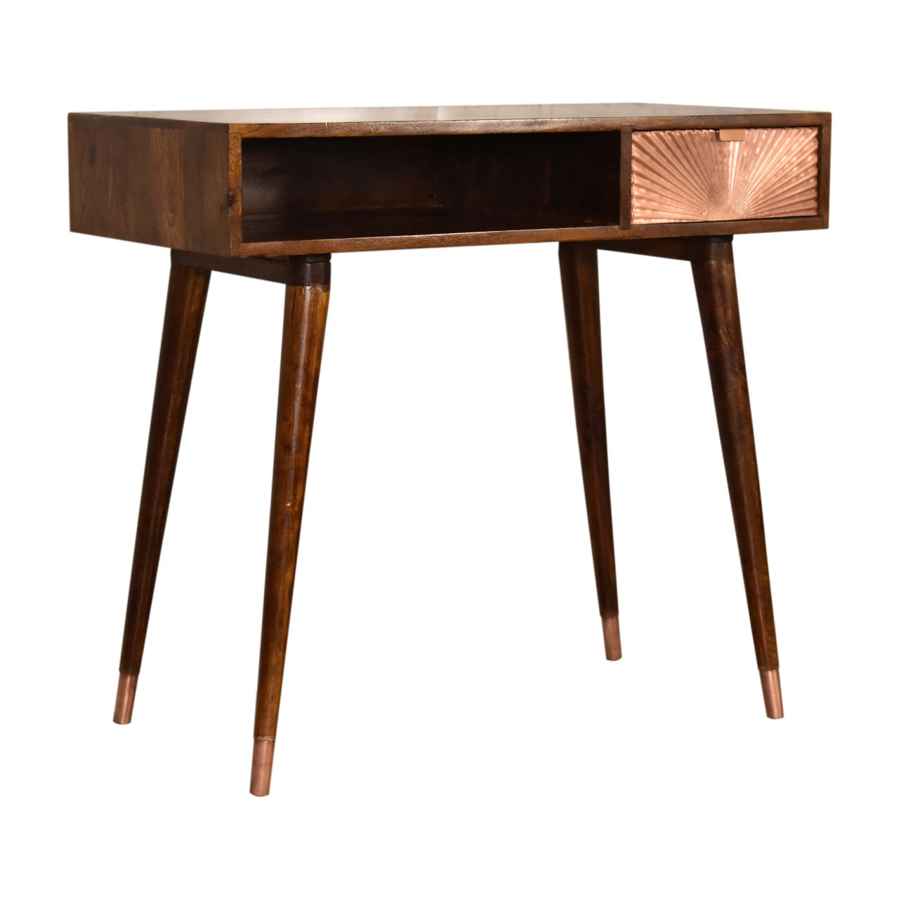 Manila Rose Gold Writing Desk