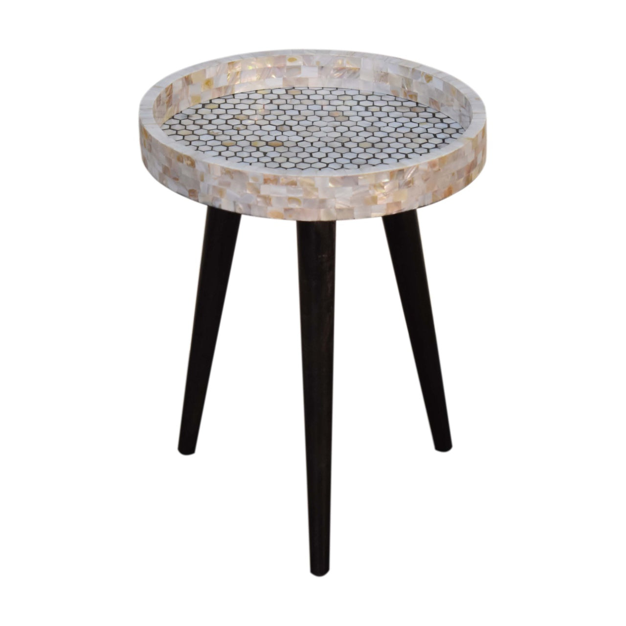 Honeycomb Mosaic End Table