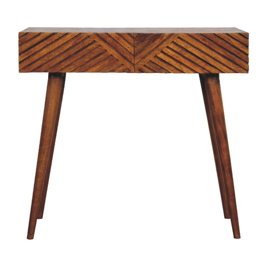 Chestnut Lille Console Table