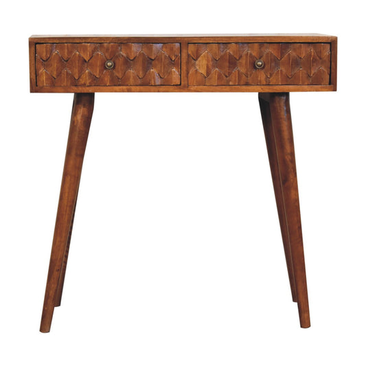 Chestnut Pineapple Console