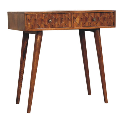 Chestnut Pineapple Console