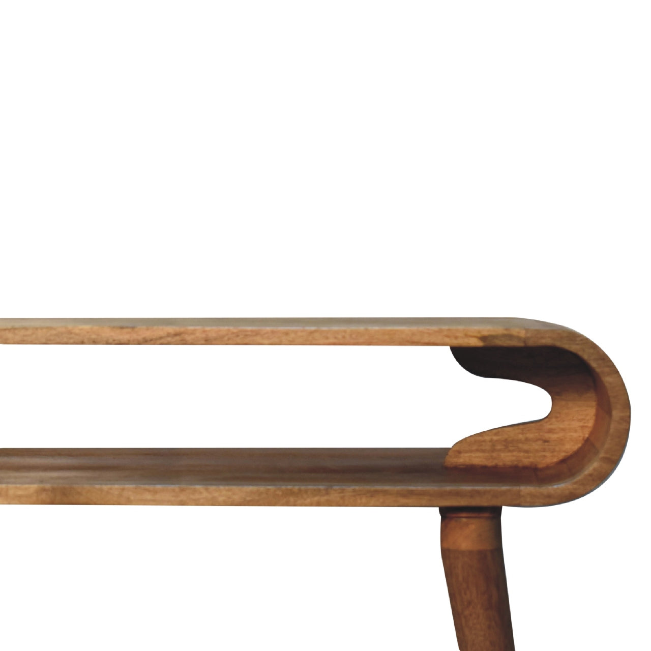 Amaya Oak-ish Nordic Style Console Table