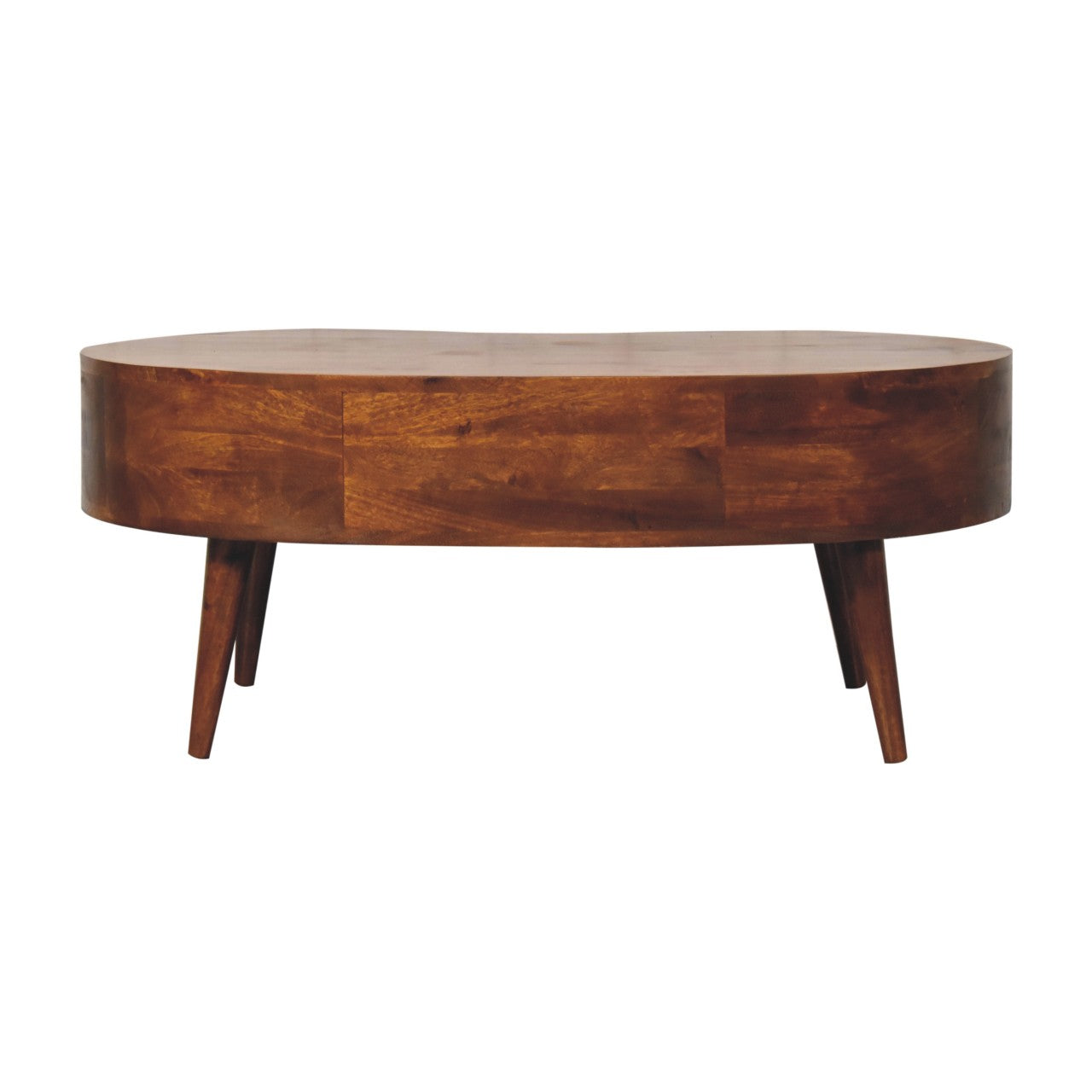 Large Chestnut Wave Coffee Table