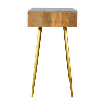 Cement Brass Writing Desk