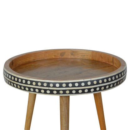 Large Dotted End Table