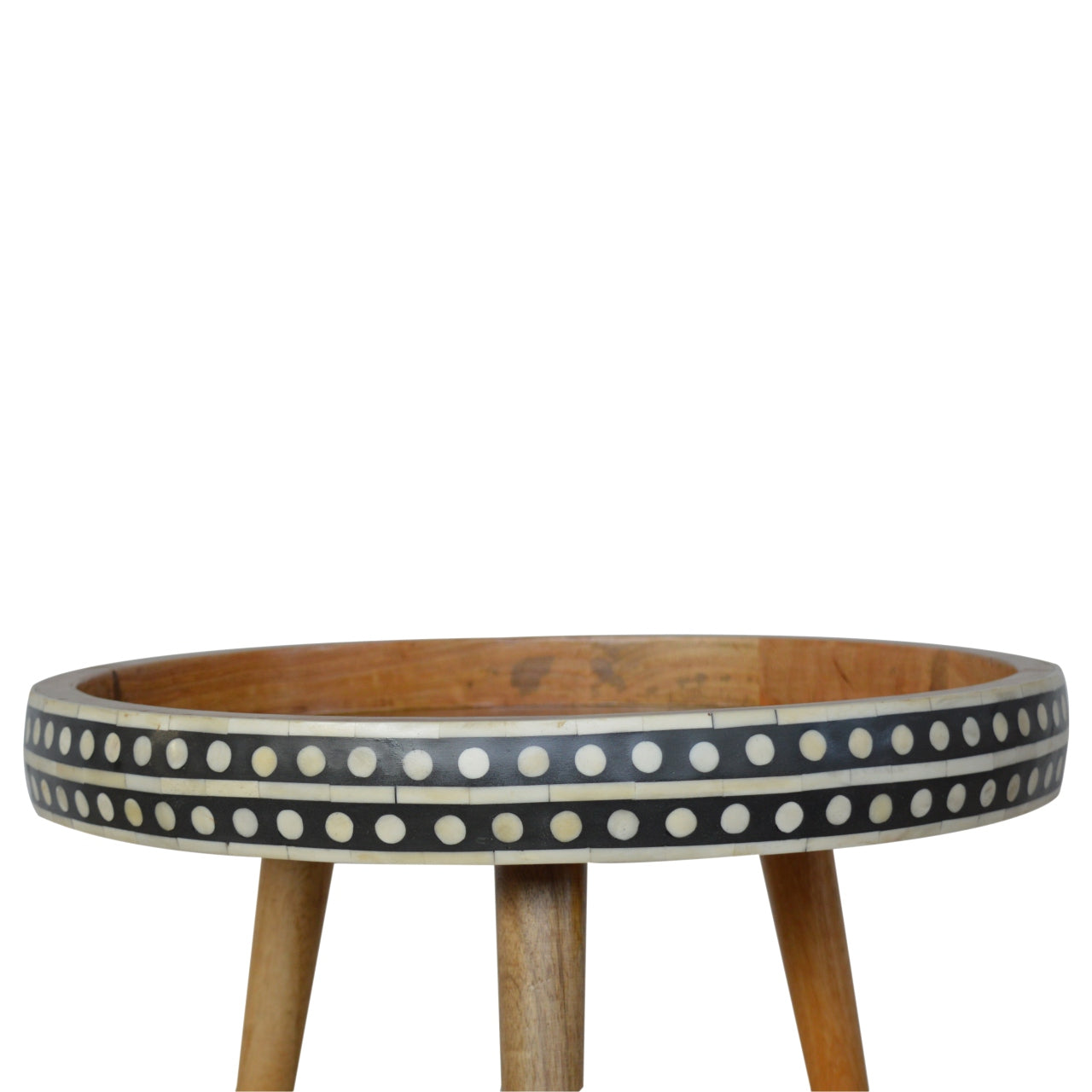 Large Dotted End Table