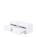 Italia 23 Pair of Bedside Cabinets in White Gloss