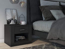 Idea ID-07 Bedside Cabinet in Black