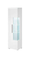 India 05 Tall Display Cabinet in White