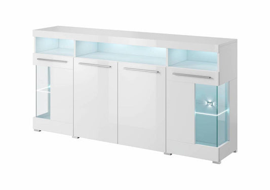 India 42 Display Sideboard Cabinet in White