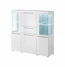 India 46 Display Sideboard Cabinet in White