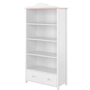 Luna LN-02 Bookcase in White Matt