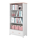 Luna LN-02 Bookcase in White Matt