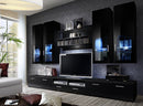 Lyra Entertainment Unit in Black Gloss