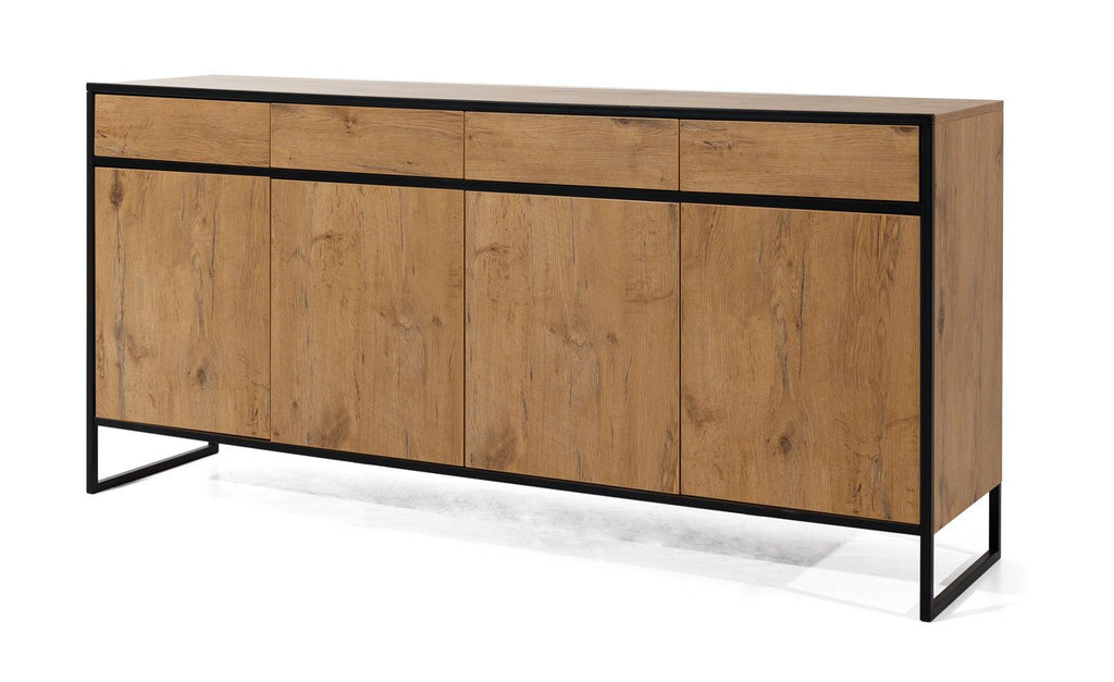 Loft Sideboard Cabinet Wide in Oak Lancelot