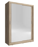 Maja Sliding Door Wardrobe 150cm in Oak Sonoma