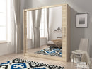 Maja VI Sliding Door Wardrobe 200cm in Oak Sonoma