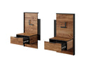 Milton Bedside Tables in Oak Chestnut [Set Of Two]