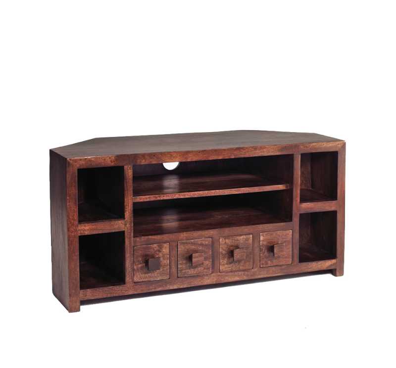 Toko Dark Mango Corner TV Unit