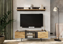 Marmo MR-03 TV Cabinet 164cm in Oak Artisan