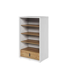 Massi MS-10 Bookcase in Natural Hickory