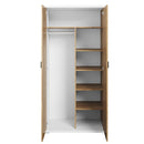 Massi MS-02 Wardrobe 100cm in Natural Hickory