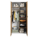 Massi MS-02 Wardrobe 100cm in Natural Hickory