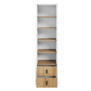 Massi MS-03 Bookcase in Natural Hickory