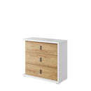 Massi MS-04 Chest of Drawers in Natural Hickory