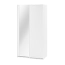 Maxi MX-01 Sliding Door Wardrobe 120cm in White