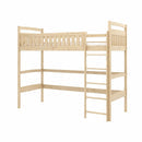 Mia Loft Bed in Pine With Foam Mattress