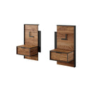 Milton Bedside Tables in Oak Chestnut [Set Of Two]