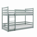 Wooden Bunk Bed Mini in Grey Without Mattress