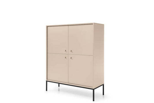 Mono Highboard Cabinet in Beige