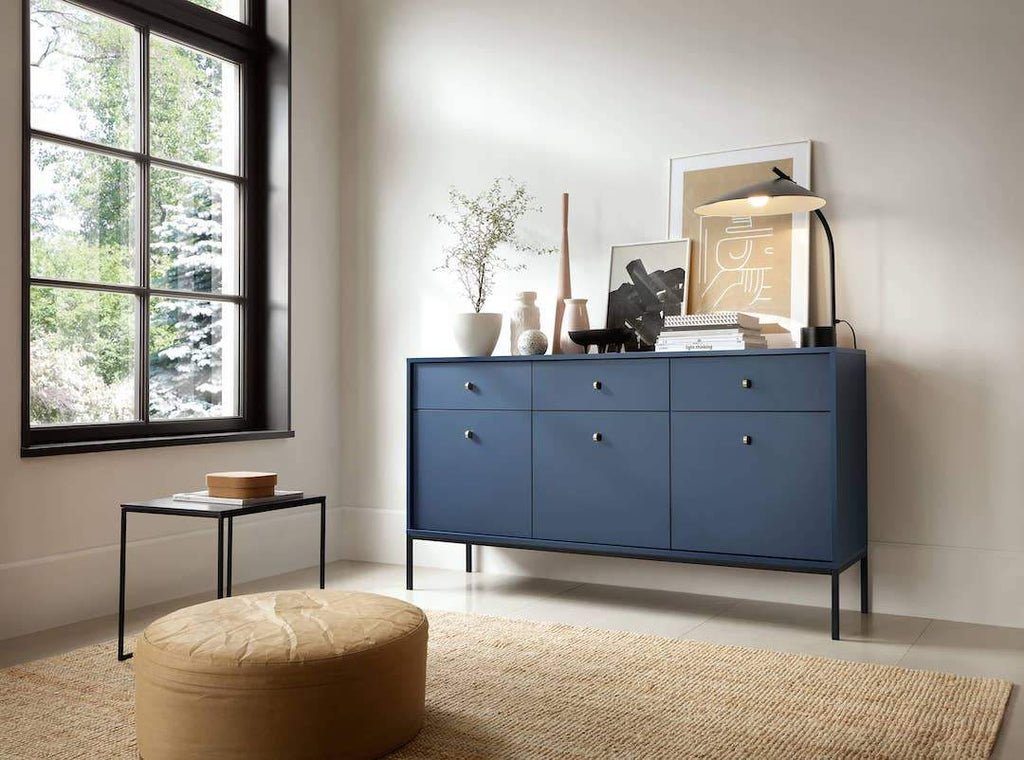 Mono Large Sideboard Cabinet in Navy