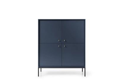 Mono Highboard Cabinet in Navy