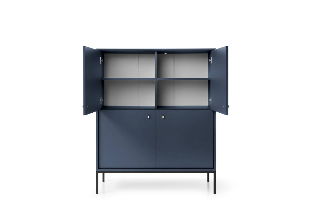 Mono Highboard Cabinet in Navy