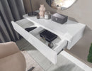 Navene Floating Dressing Table in White