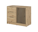 Nelly Sideboard Cabinet 105cm in Oak Artisan