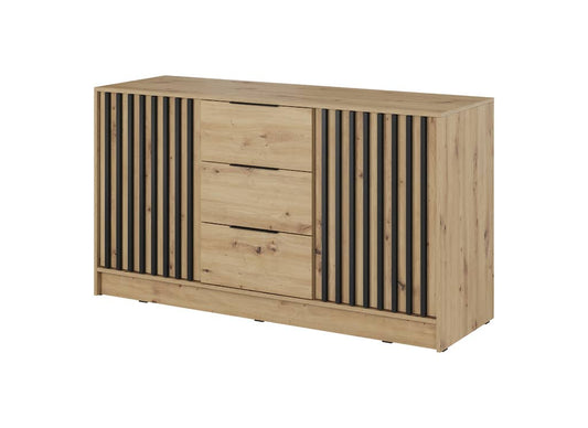 Nelly Sideboard Cabinet 155cm in Oak Artisan