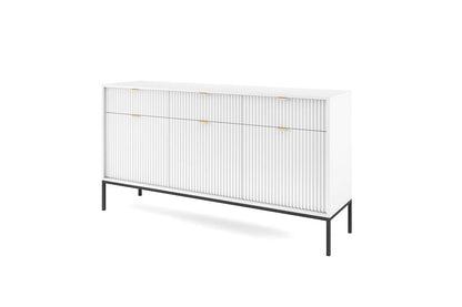 Nova Large Sideboard Cabinet 154cm in White Matt