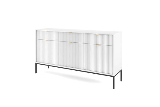 Nova Large Sideboard Cabinet 154cm in White Matt