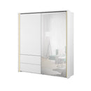 Taya TA-02 Sliding Door Wardrobe 200cm in White