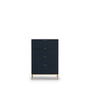 Pula Tall Chest Of Drawers in Navy