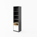 Pok PO-04 Display Tall Cabinet in Graphite