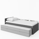 Pok PO-14 Bed with Trundle and Storage in Graphite