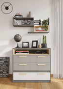 Pok PO-08 Chest of Drawers in Graphite