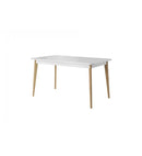 Primo Extendable Dining Table in White Matt