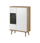 Primo Display Sideboard Cabinet in White Matt