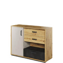 Qubic 07 Sideboard Cabinet in Oak Artisan